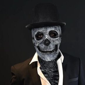 قناع كريبي قناع واقعي للرعب قناع قناع الزومبي قناع قناع قناع القاتل قناع الهالوين التنكرية in Kuwait