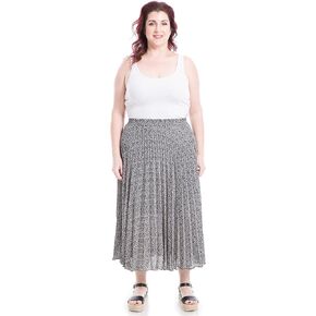 Max Studio Women's Plus Size Pleated Skirt
