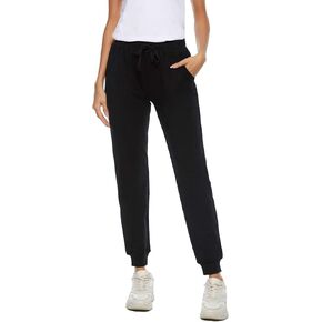 AvaCostume Women's Cotton Stretch Active Jersey Jogger Pants with Pockets in Kuwait