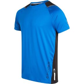Spyder Men's Athletic T-Shirt - Active Performance Sports Tee - Dry Fit Short Sleeve Shirt (S-XL) in Kuwait
