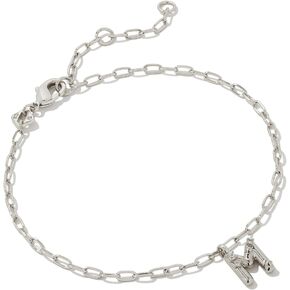 كيندرا سكوت كريستال رسالة سلسلة حساسة سوار فضي أبيض تشيكوسلوفاكيا M مقاس واحد in Kuwait