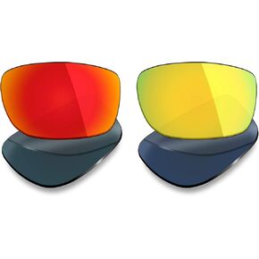 Mryok 2 Pair Polarized Replacement Lenses for Oakley Fives Squared Sunglass - Options