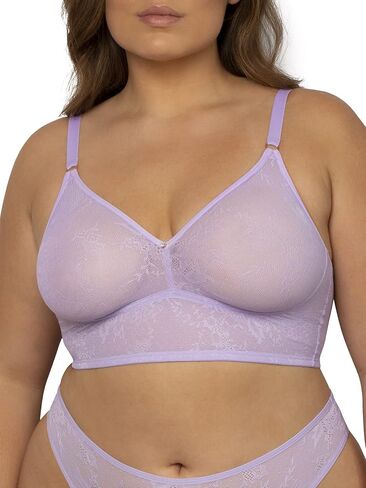 المرأة الذكية والمثيرة السلس الدانتيل الخطوط الطويلة Bralette in Kuwait