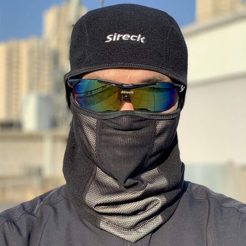 سيريك قناع تزلج حراري من الصوف للرجال والنساء من بالاكالفا، مقاوم للرياح وجيد التهوية للصيد وركوب الدراجات النارية، قناع وجه شتوي للطقس البارد والتزلج على الجليد وركوب الدراجات in Kuwait