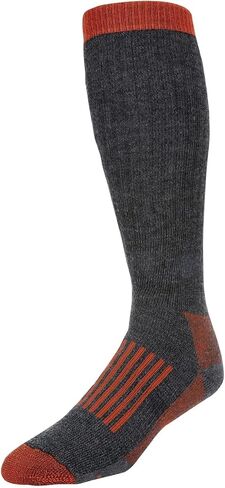 Simms Men's Merino Wool Thermal OTC Sock, Large, Carbon in Saudi Arabia