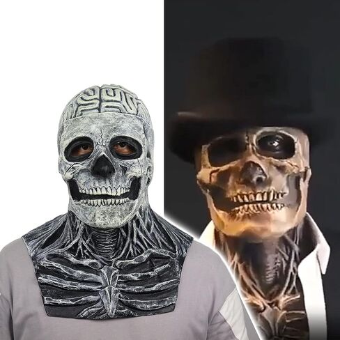 قناع كريبي قناع واقعي للرعب قناع قناع الزومبي قناع قناع قناع القاتل قناع الهالوين التنكرية in Kuwait