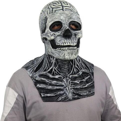 قناع كريبي قناع واقعي للرعب قناع قناع الزومبي قناع قناع قناع القاتل قناع الهالوين التنكرية in Kuwait