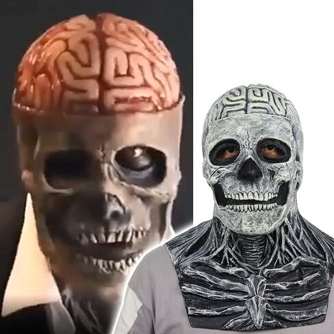قناع كريبي قناع واقعي للرعب قناع قناع الزومبي قناع قناع قناع القاتل قناع الهالوين التنكرية in Kuwait
