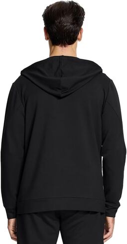 سترة VEBOON بغطاء للرأس للرجال من Athleisure سترة خريف سادة ناعمة بأكمام طويلة مع جيب in Kuwait