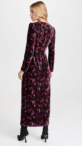 فستان Jinx-C المخملي للنساء من سالوني in Kuwait