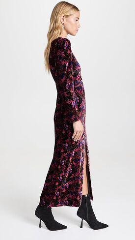 فستان Jinx-C المخملي للنساء من سالوني in Kuwait