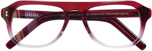 نظارات EAREADA الرجالية الكلاسيكية Aviator Eyeglasses Kingsmen MPO848DTO بإطارات من الأسيتات وعدسات شفافة... in Kuwait