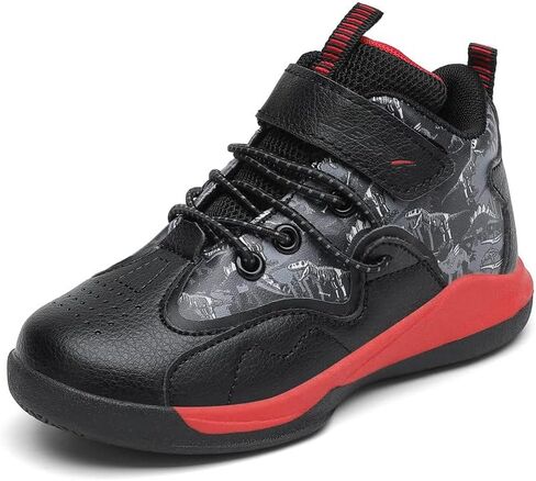 GEERX Dino Kids Boys Basketball Shoes Non Slip High Top Ankle Protection Sport Athletic Boy Sneakers in Kuwait