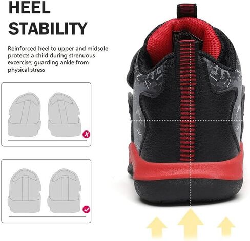 GEERX Dino Kids Boys Basketball Shoes Non Slip High Top Ankle Protection Sport Athletic Boy Sneakers in Kuwait