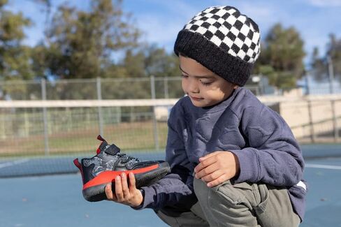 GEERX Dino Kids Boys Basketball Shoes Non Slip High Top Ankle Protection Sport Athletic Boy Sneakers in Kuwait