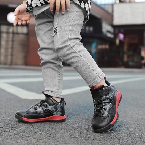GEERX Dino Kids Boys Basketball Shoes Non Slip High Top Ankle Protection Sport Athletic Boy Sneakers in Kuwait