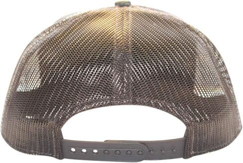 Realtree Camo Camouflage Mesh Flat Bill Hunting Trucker Cap Snapback Mid-High Profile Sweatband 6 Panel Mostly Brown Camouflage Cap Hat NWT in Kuwait