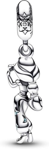 باندورا تعليقة متدلية بتصميم اميرة ياسمين من ديزني علاء الدين 792343C01، مقاس واحد، فضة ستيرلينج، كريستال، مقاس واحد، كريستال, one size, فضة استرلينية, كريستال in Kuwait