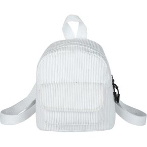 Mini Corduroy Backpack Purse Casual Daypack for Women Travel Satchel Rucksack Cute Shoulder Bag in Kuwait