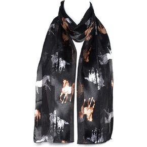 Hat To Socks Chiffon Satin Scarf Ideal for Ascot Horse Racing Equestrian