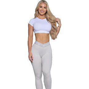 PcheeBum Workout Scrunch Butt Leggings for Women - Pchee Pro V Waist, Squat Proof, Seamless Lifting Compression, Yoga Pants in Kuwait