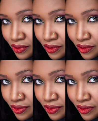 fxiqini 12 قطعة حلقات مسمار الأنف على شكل حرف L مكعب زركونيا من الفولاذ المقاوم للصدأ ترصيع الأنف القمر فراشة ثعبان زهرة قلب أحمر نجمة متدلية ثقب الأنف مجوهرات الأنف مسمار للنساء الرجال 20 جرام فضي ذهبي لهجة in Kuwait