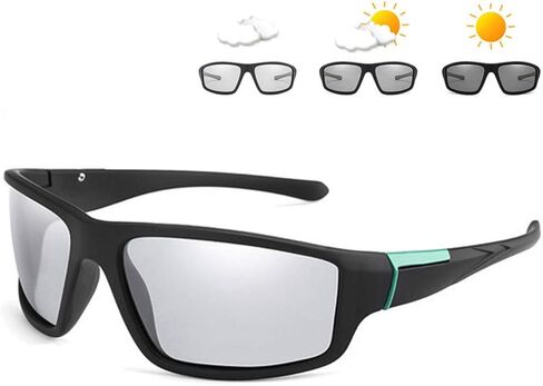 HCYCFY Photochromic Polarized Sports Sunglasses for Men Women UV Protection Safety Outdoor Cycling Driving Fishing Glasses in Saudi Arabia