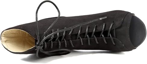 GATUXUS Women Platform Open Toe Lace Up High Heel Boots Ankle Booties Pump Shoes in Saudi Arabia