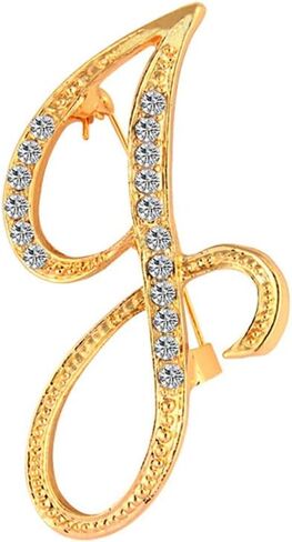 Flairs New York Premium Handmade Alphabet Letter Initial Lapel Pin in Saudi Arabia