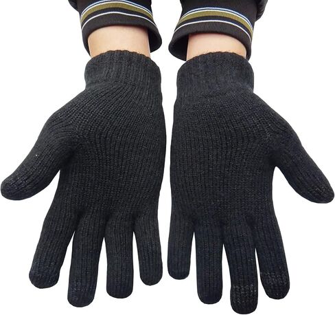 Women 4 in 1 Winter Warm Outdoor Set, with Knitted Beanie Hat Scarf Cold Weather Touchscreen Gloves W-M-M6 in Saudi Arabia