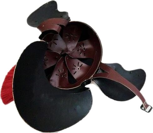 AnNafi® Roman Centurion Helmet | Mens Wearable Warrior Spartan Helmets Medieval Costume Premium Quality with Fitted Leather Liner Wearable for Adult | Medieval Costumes Helm Armor SCA LARP Replica in Saudi Arabia