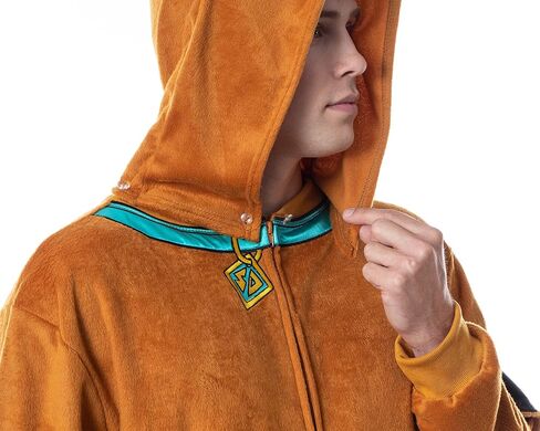 INTIMO Scooby-Doo Mens' Hooded Costume Sleep Pajama Union Suit Outfit in Saudi Arabia