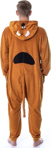 INTIMO Scooby-Doo Mens' Hooded Costume Sleep Pajama Union Suit Outfit in Saudi Arabia