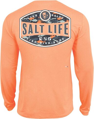 Salt Life Men's Aquatic Life Long Sleeve Performance Tee in Saudi Arabia