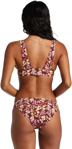 Billabong Women's Standard Field of Dreams Remi Plunge Bikini Top, Multi in Saudi Arabia