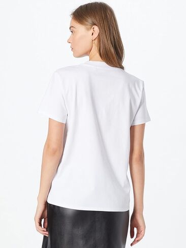 GUESS Women's Essential Short Sleeve Classic Fit Logo Tee in Saudi Arabia