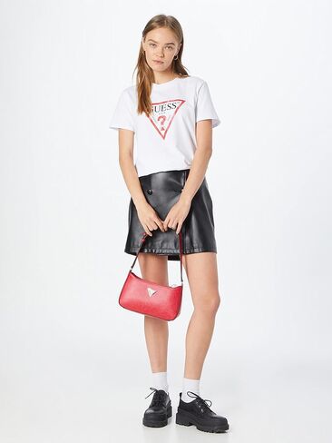 GUESS Women's Essential Short Sleeve Classic Fit Logo Tee in Saudi Arabia