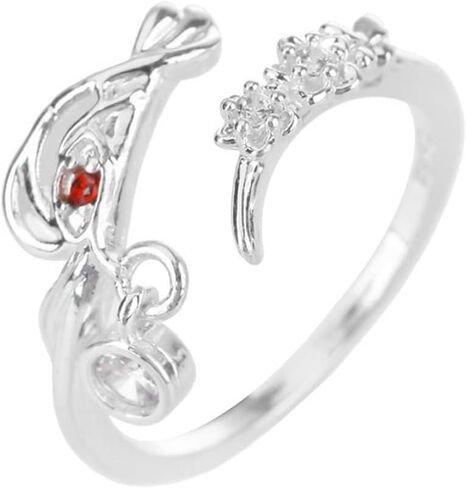 Aimibaoge Heaven Official's Blessing Ring Cosplay Anime Lian and Huacheng Couple Ring Costume Jewelry Alloy 2PCS in Saudi Arabia