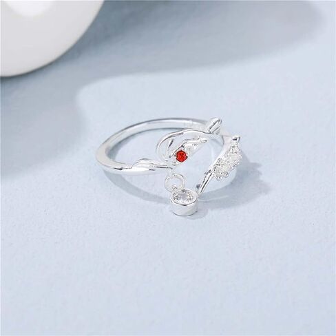 Aimibaoge Heaven Official's Blessing Ring Cosplay Anime Lian and Huacheng Couple Ring Costume Jewelry Alloy 2PCS in Saudi Arabia