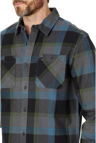 O'NEILL Landmarked Heavyweight Long Sleeve Flannel in Saudi Arabia