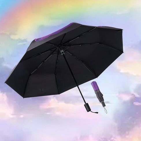 Goothdurs Travel Compact sun&rain Umbrella –Small Mini Lightweight Windproof Waterproof Folding Parasol Umbrellas for Men & Women in Saudi Arabia