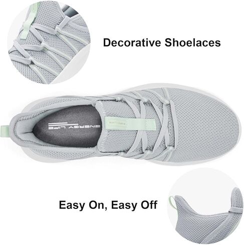 HIITAVE Women's Energycloud Lightweight Slip On Tennis Walking Running Shoes in Kuwait