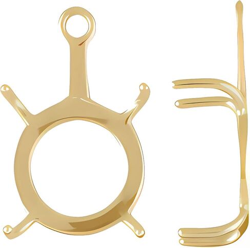 Bail for Irregular Small Gemstones Sterling Silver 8mm (Qty=1) in Kuwait