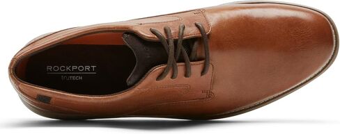 Rockport Men's Garett Plain Toe Oxford, Caramel, 10.5 Wide in Saudi Arabia