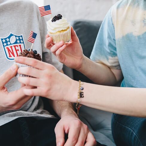 zmnnoppab أساور العلم الأمريكي للنساء فتاة، 4 يوليو الأحمر، الأبيض والأزرق نجمة تمتد أساور قلادة، مجوهرات عيد الاستقلال الوطني in Kuwait