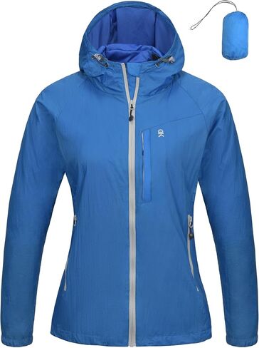 Little Donkey Andy Women's Packable Lightweight Hooded Jacket Windproof Windbreaker with Recycled Insulation in Saudi Arabia