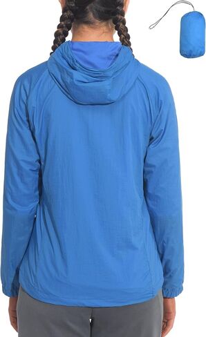 Little Donkey Andy Women's Packable Lightweight Hooded Jacket Windproof Windbreaker with Recycled Insulation in Saudi Arabia