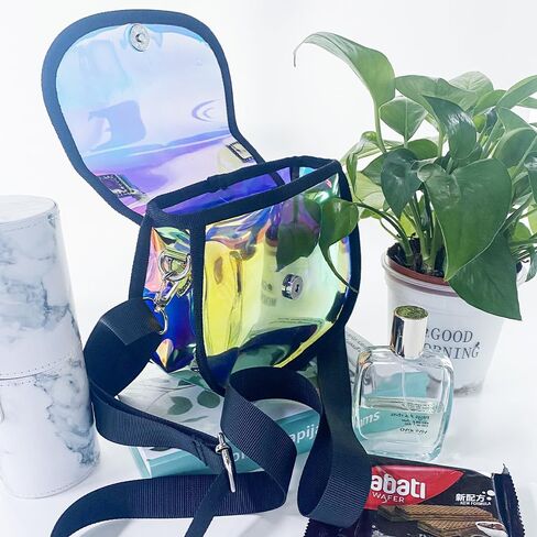 TotePrint Holographic Clear Tote Bag Waterproof PVC Handbags for Work,Shopping,Beach,Stadium,Travel,Swim Venue or Concert in Saudi Arabia