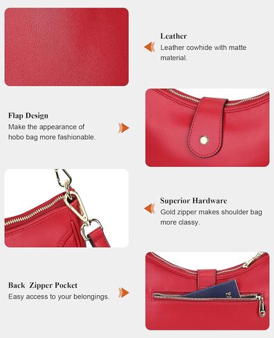 حقائب هوبو صغيرة من الجلد من فوق الأرض للنساء وحقائب كتف ومحفظة كروس in Kuwait