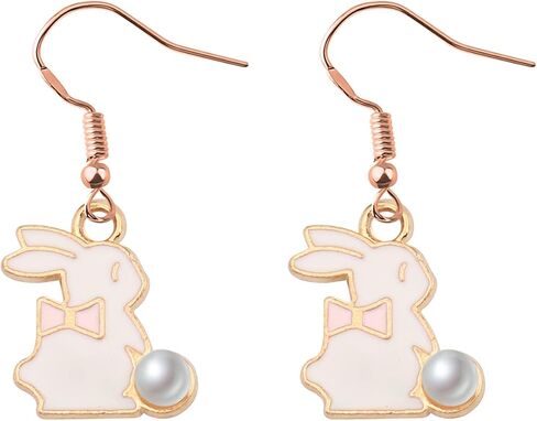 HOLLP Animals Earrings Gifts Octopus Rabbit Panda Flamingo Alpaca Poodle Corgi Snake Pet Paw Earring Animal Loves Gift for Women Girls in Saudi Arabia